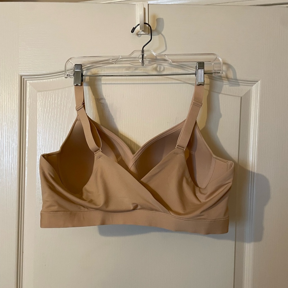 Lane Bryant Cacique Comfort Bliss No Wire Lounge Bra Size 40C Nude Beige NWOT - Picture 6 of 6